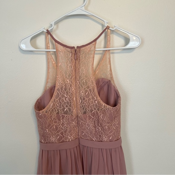 {Azazie} Bernelle Bridesmaids Dress - Dusty Rose - Picture 7 of 13